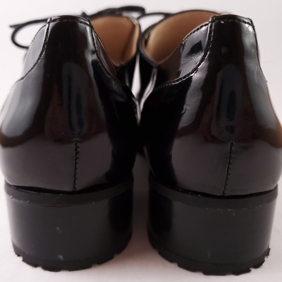 Nine West Black Patent Leather Oxfords - Picture 5 of 7